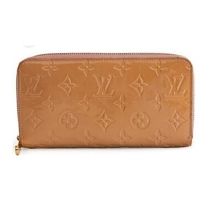LOUIS VUITTON Vernis Patent Leather Zippy Wallet